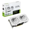 ASUS Dual GeForce RTX 4060 EVO White OC Edition 8GB GDDR6 with two powerful Axial-tech fans and a protective backplate for broad compatibility | 90YV0JCB-M0NA00
