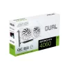 ASUS Dual GeForce RTX 4060 EVO White OC Edition 8GB GDDR6 with two powerful Axial-tech fans and a protective backplate for broad compatibility | 90YV0JCB-M0NA00