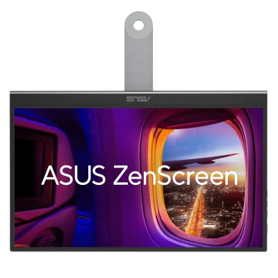 ASUS ZenScreen OLED MQ16AHE Portable Monitor,– 16 inch (15.6 inch viewable) FHD (1920 x 1080), OLED, 100% DCI-P3, 1 ms Response Time, HDR-10, USB Type-C, Mini HDMI, Proximity Sensor, 360° kickstand, Flicker Free, Low Blue Light | 90LM07SV-B02170