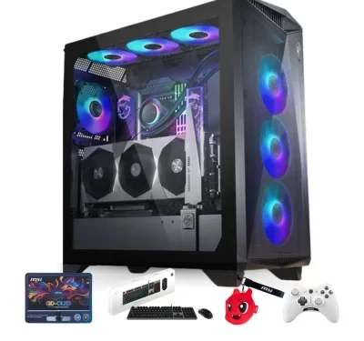 MSI Powered Ultimate Ultra 5 Gaming PC, Core Ultra 5 LGA 1851 245K, NVIDIA 4070 SUPER 12GB, 32GB (2x16GB) 6400 MTs, 2TB NVMe, 750W
