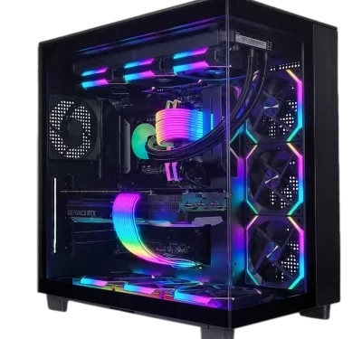 MSI Powered Advanced Ultra 7 Gaming PC, Core Ultra 7 LGA 1851 265K, NVIDIA 4070 SUPER 12GB, 64GB (2x32GB) 6400MTS, 2TB NVMe, 850W, 360mm AIO Cooler