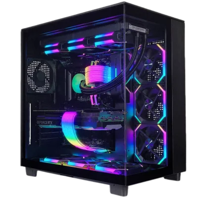 MSI Powered Advanced Ultra 7 Gaming PC, Core Ultra 7 LGA 1851 265K, NVIDIA 4070 SUPER 12GB, 64GB (2x32GB) 6400MTS, 2TB NVMe, 850W, 360mm AIO Cooler