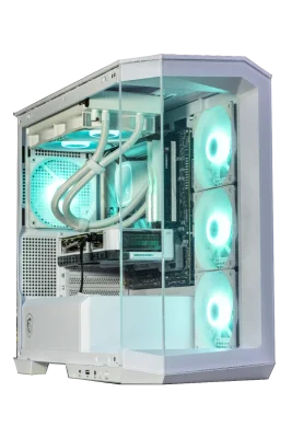 MSI Powered Advanced Gaming PC, Core i9-14900K 14th Gen, Dual GeForce RTX 4060 Ti 8GB, 64GB (2x 32GB) DDR5 6000 MHz, 1TB NVMe SSD, 750W, AIO Cooler