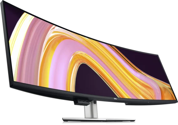 Dell Ultra Sharp 49" 5K Dual QHD Ultrawide Curved Monitor, 60 Hz Refresh Rate, 8 / 5 ms Response Time, 1.07 Billion Colors, 350 cdm Brightness, LED Backlight, USB-C, Black - Gray | U4924DW