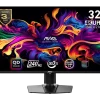 MSI MAG 321UPX QD-OLED 31.5-Inch UHD 0.03ms 240Hz Gaming Monitor, 3840x2160 (UHD), Delta E≤2, VESA DisplayHDR, Adaptive-Sync, MSI OLED Care 2.0, Adjustable Stand, Type-C (DP alt.) w/ PD 15W charging, Black | 9S6-3DD39T-008