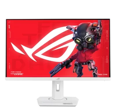 ASUS ROG Strix XG27ACS-W USB Type-C White Gaming Monitor, 27-inch 2560x1440, 180Hz (Above 144Hz), 1ms (GTG), Fast IPS, Extreme Low Motion Blur Sync, USB Type-C, G-Sync compatible, DisplayWidget Center, tripod socket, HDR, 2 Yr Warranty | 90LM09Q1-B01170