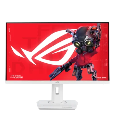 ASUS ROG Strix XG27ACS-W USB Type-C White Gaming Monitor, 27-inch 2560x1440, 180Hz (Above 144Hz), 1ms (GTG), Fast IPS, Extreme Low Motion Blur Sync, USB Type-C, G-Sync compatible, DisplayWidget Center, tripod socket, HDR, 2 Yr Warranty | 90LM09Q1-B01170