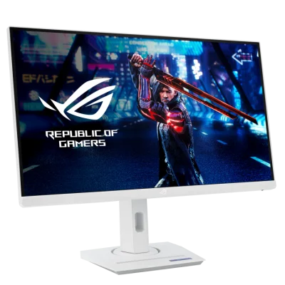 ASUS ROG Strix XG27ACS-W USB Type-C White Gaming Monitor, 27-inch 2560x1440, 180Hz (Above 144Hz), 1ms (GTG), Fast IPS, Extreme Low Motion Blur Sync, USB Type-C, G-Sync compatible, DisplayWidget Center, tripod socket, HDR, 2 Yr Warranty | 90LM09Q1-B01170