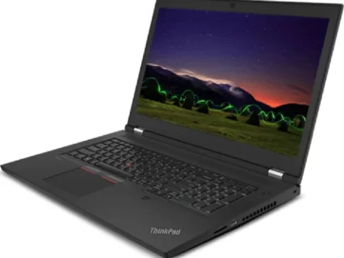 Lenovo ThinkPad P17 Gen2 17.3" FHD IPS Non Touch Laptop, 11th Gen Core i7-11850H, 16GB DDR4 RAM, 512GB SSD, Quadro RTX A3000 6GB, Windows 10 Pro, Backlit Eng- Arabic KB, W/ Numpad, Black | 20YU0004AD