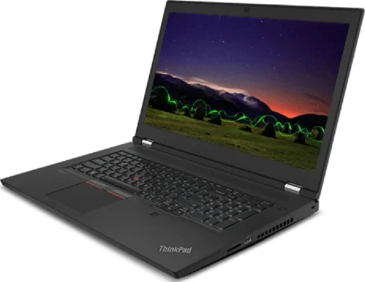 Lenovo ThinkPad P17 Gen2 17.3" FHD IPS Non Touch Laptop, 11th Gen Core i7-11850H, 16GB DDR4 RAM, 512GB SSD, Quadro RTX A3000 6GB, Windows 10 Pro, Backlit Eng- Arabic KB, W/ Numpad, Black | 20YU0004AD