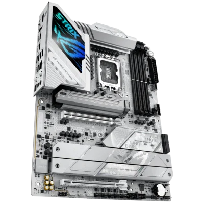 asus_rog_strix_z890-a_gaming_wifi_lga_1851_atx_motherboard_4_ ASUS ROG STRIX Z890-A GAMING WIFI LGA 1851 ATX Motherboard, Z890 Chipset, 4x DIMM slots, max. 192GB, DDR5, 5x M.2 slots and 4x SATA 6Gb/s, PCIe 5.0, Wi-Fi 7 & BT v5.4, White | 90MB1I90-M0EAY0