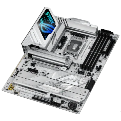 asus_rog_strix_z890-a_gaming_wifi_lga_1851_atx_motherboard_5_ ASUS ROG STRIX Z890-A GAMING WIFI LGA 1851 ATX Motherboard, Z890 Chipset, 4x DIMM slots, max. 192GB, DDR5, 5x M.2 slots and 4x SATA 6Gb/s, PCIe 5.0, Wi-Fi 7 & BT v5.4, White | 90MB1I90-M0EAY0