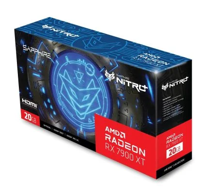 SAPPHIRE NITRO+ AMD Radeon RX 7900 XT Gaming Graphics Card, 20GB GDDR6 320 Bit Memory, 2560 MHz Boost Clock, 5376 Stream Processors, 20Gbps Memory Clock, PCI-Express 4.0 x16, HDMI, DP | 11323-01-40G