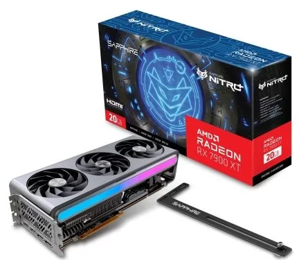 SAPPHIRE NITRO+ AMD Radeon RX 7900 XT Gaming Graphics Card, 20GB GDDR6 320 Bit Memory, 2560 MHz Boost Clock, 5376 Stream Processors, 20Gbps Memory Clock, PCI-Express 4.0 x16, HDMI, DP | 11323-01-40G