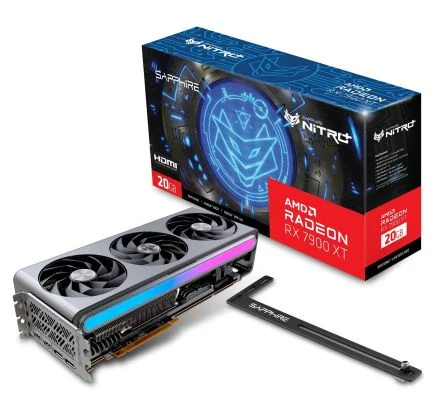 SAPPHIRE NITRO+ AMD Radeon RX 7900 XT Gaming Graphics Card, 20GB GDDR6 320 Bit Memory, 2560 MHz Boost Clock, 5376 Stream Processors, 20Gbps Memory Clock, PCI-Express 4.0 x16, HDMI, DP | 11323-01-40G