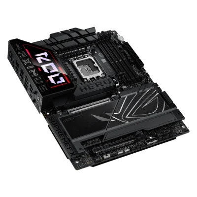 ASUS ROG MAXIMUS Z890 HERO LGA1851 ATX Motherboard, 4x DIMM slots, max. 192GB, DDR5, 6x M.2 slots and 4x SATA 6Gb/s, PCIe 5.0, Wi-Fi 7 & BT | 90MB1ID0-M0EAY0