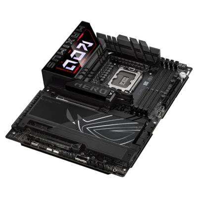 ASUS ROG MAXIMUS Z890 HERO LGA1851 ATX Motherboard, 4x DIMM slots, max. 192GB, DDR5, 6x M.2 slots and 4x SATA 6Gb/s, PCIe 5.0, Wi-Fi 7 & BT | 90MB1ID0-M0EAY0