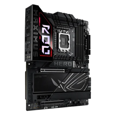 ASUS ROG MAXIMUS Z890 HERO LGA1851 ATX Motherboard, 4x DIMM slots, max. 192GB, DDR5, 6x M.2 slots and 4x SATA 6Gb/s, PCIe 5.0, Wi-Fi 7 & BT | 90MB1ID0-M0EAY0