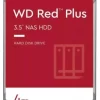 WD Red Plus 4TB SATA 6Gb/s 3.5" NAS Hard Disk Drive, , Up to 180 TB/yr Workload Rate, 5400 RPM Class, 256MB Cache, 3D Active Balance Plus, NASware Firmware for Compatibility | WD40EFPX